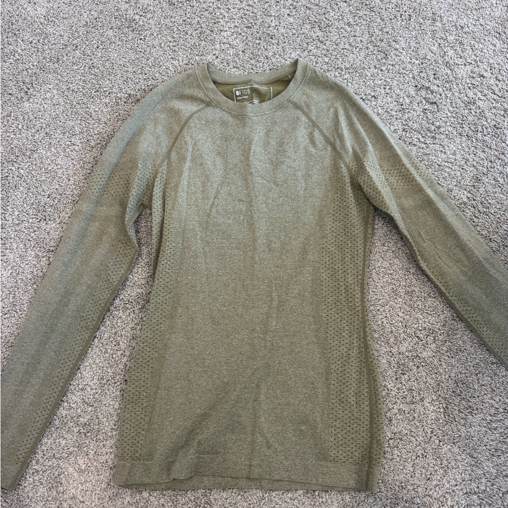 Figs moss Long Sleeve Women's Tee